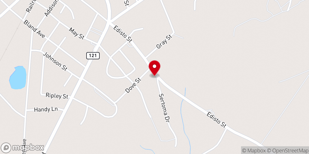 Map showing location of United Church of God