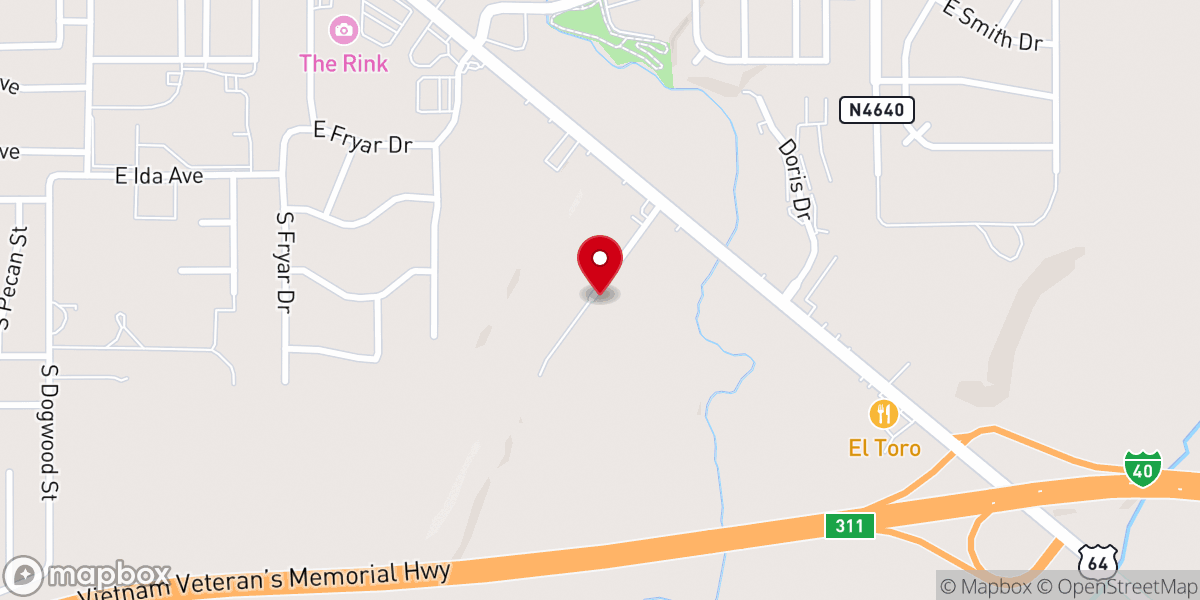 Map showing location of Church 242