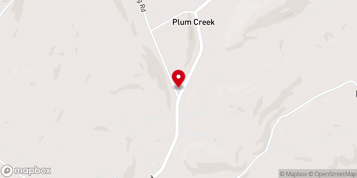 Map showing location of Washington Springs Church