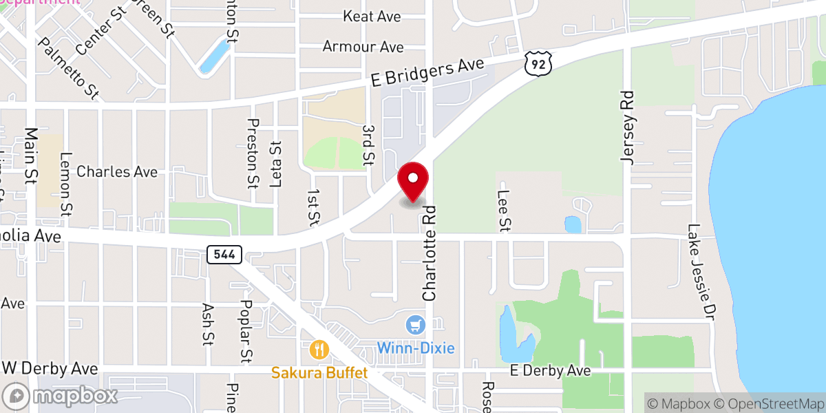 Map showing location of Starting Point Ministries Inc
