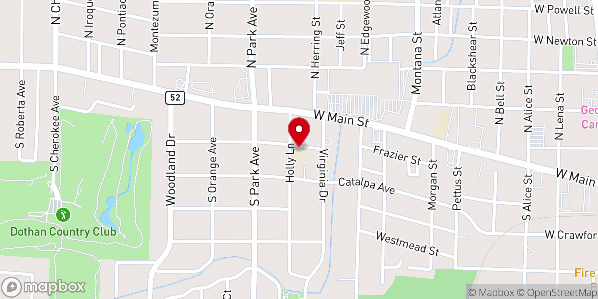 Map showing location of Lafayette Street Methodist Episcopal Church