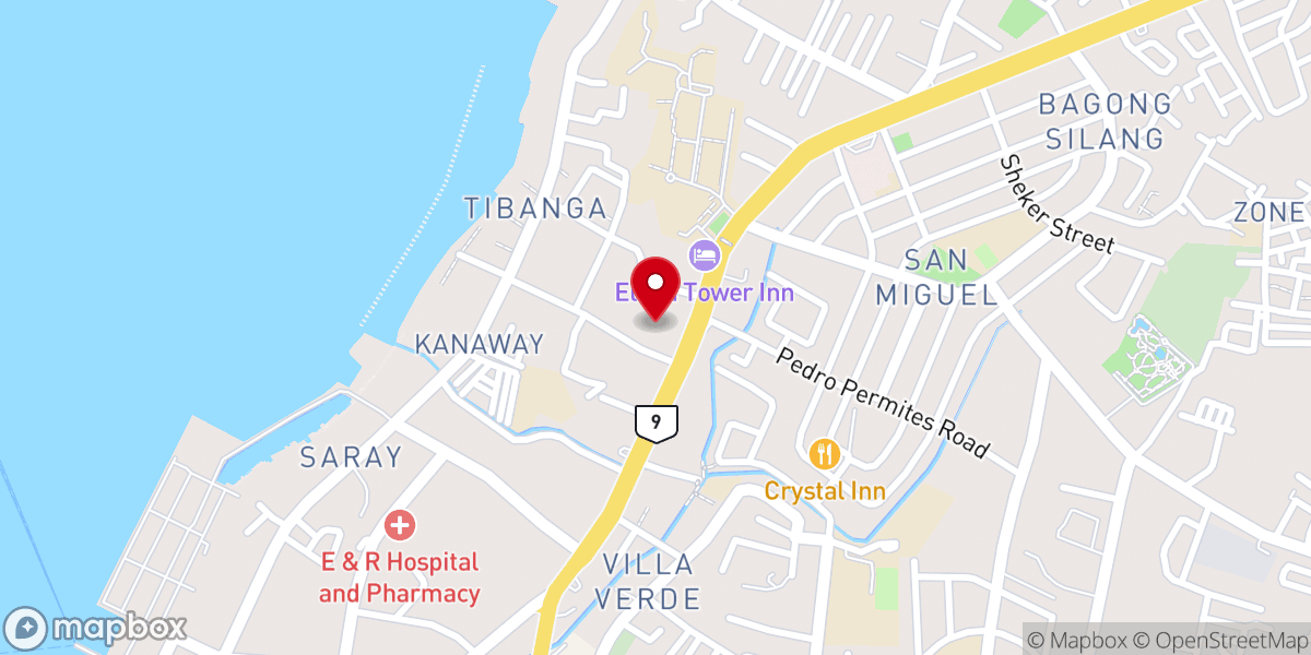 Map showing location of Catholic Center Campus Ministry Chapel