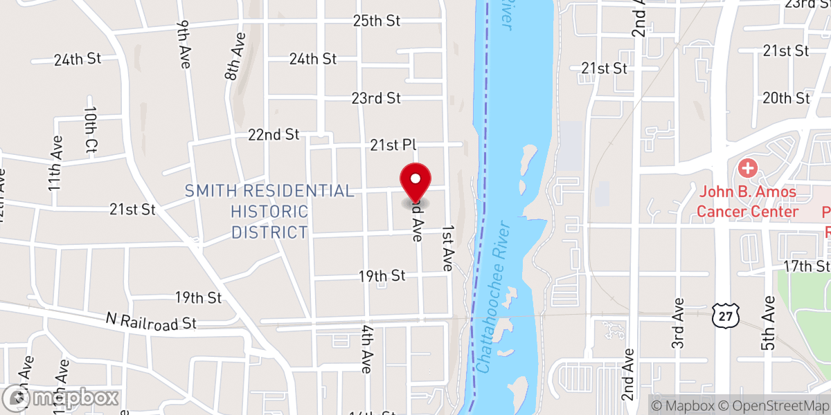 Map showing location of His Gathering House Church
