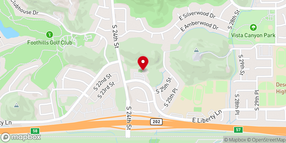 Map showing location of Bridgeway Community Church