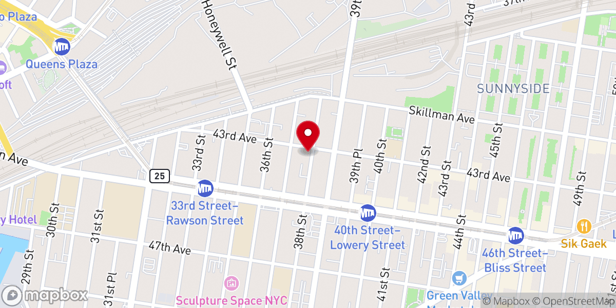 Map showing location of Iglesia Alianza Christian Y