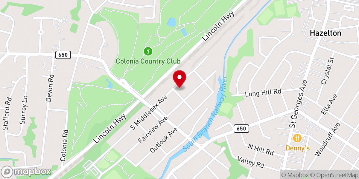 Map showing location of Shalem Indian Pentecostal Church