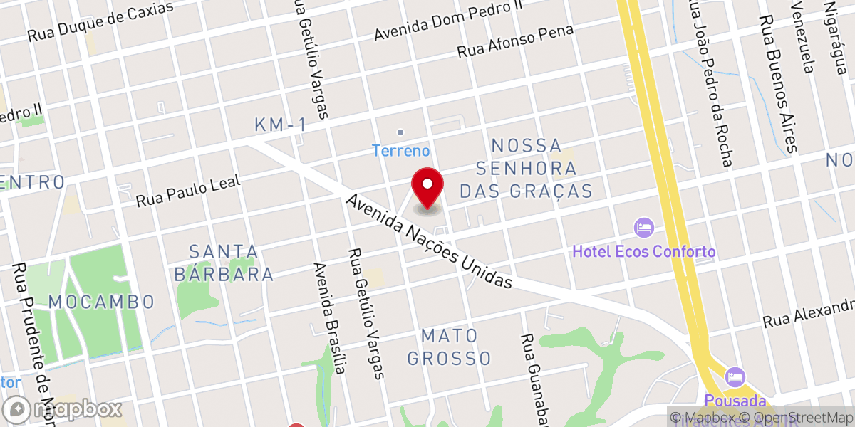 Map showing location of Paróquia Nossa Senhora das Graças