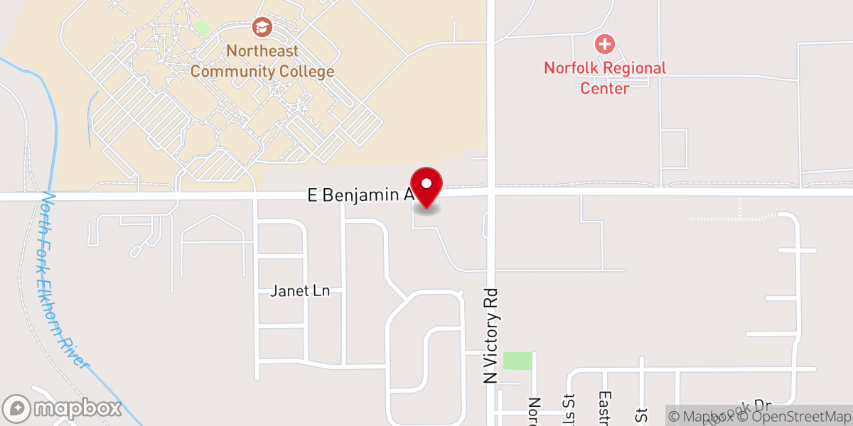 Map showing location of Christ the Servant Lutheran Church - LCMC