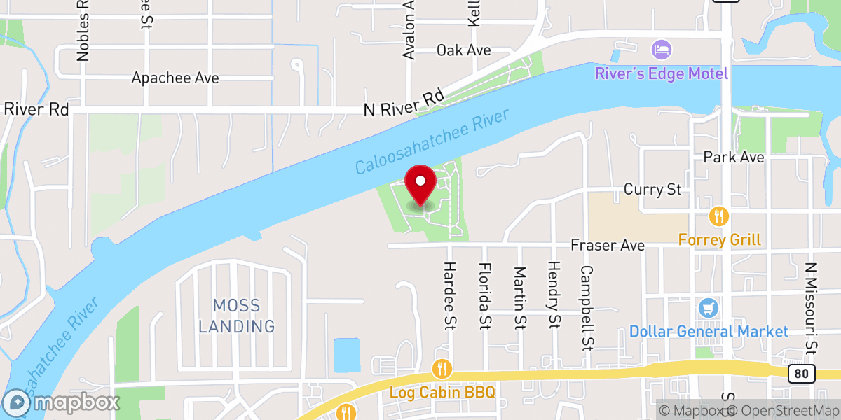 Map showing location of LaBelle Nature Park