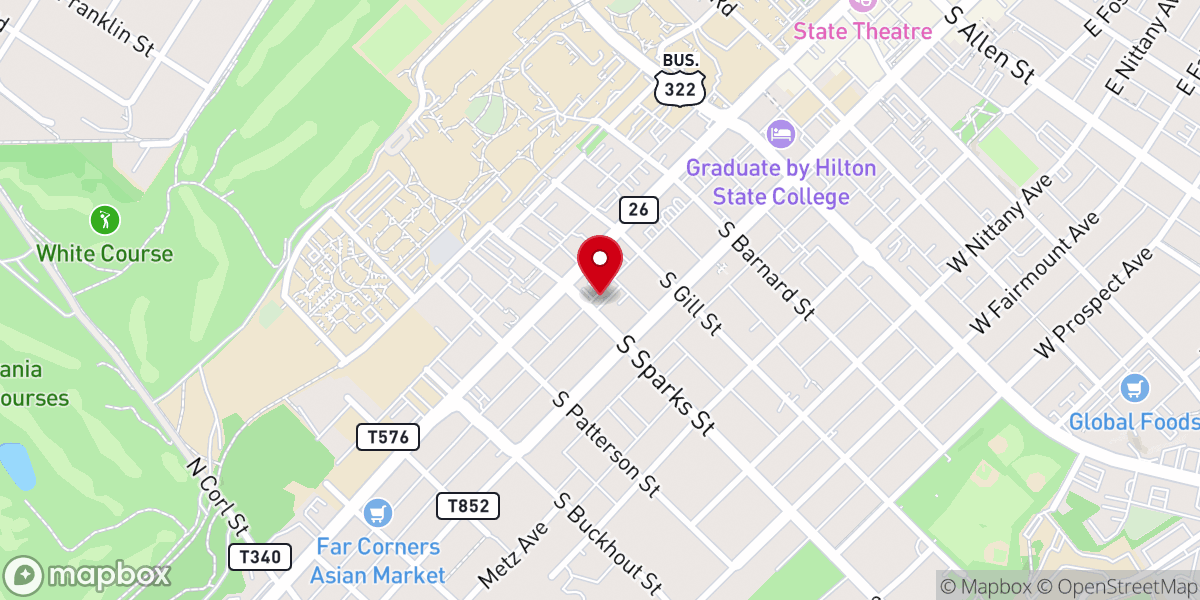 Map showing location of Holy Trinity Orthodox Church
