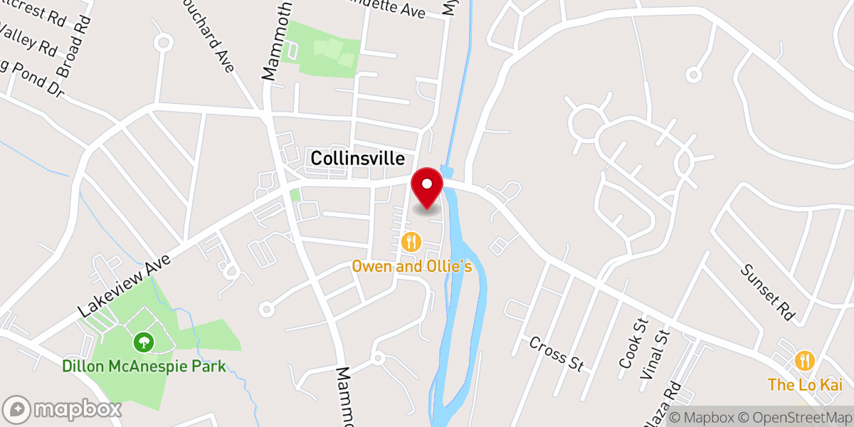 Map showing location of Calvary Evangelical Church
