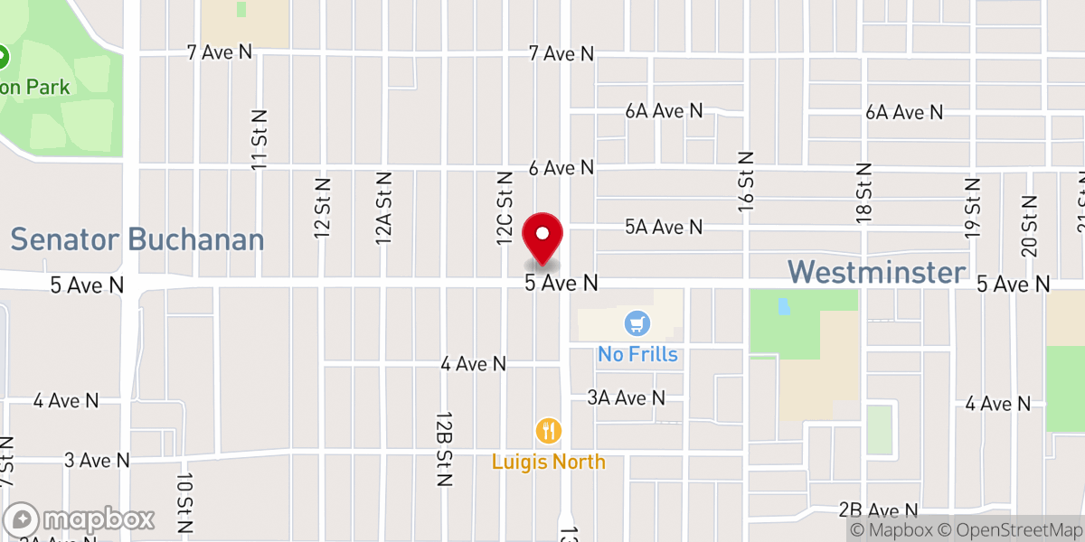 Map showing location of The Miz City Church