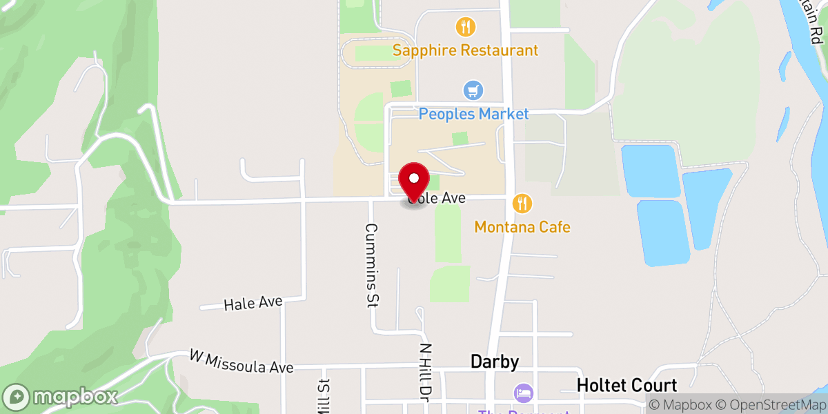 Map showing location of Church New Life Foursquare