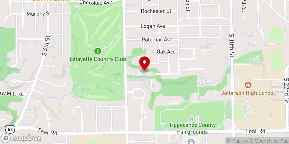 Map showing location of Reformed Presbyterian Church