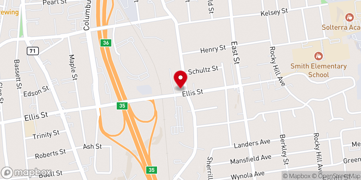 Map showing location of Christian Church of God is Power