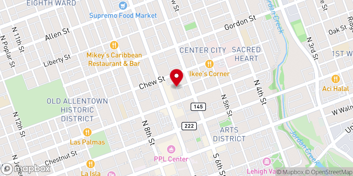 Map showing location of Boulevard Church