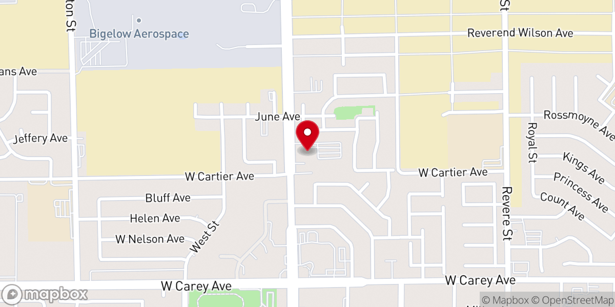 Map showing location of NORTH LAS VEGAS CHURCH OF CHRIST