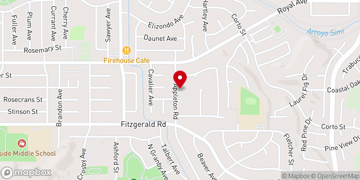 Map showing location of Archangel Michael Coptic Orthodox Church