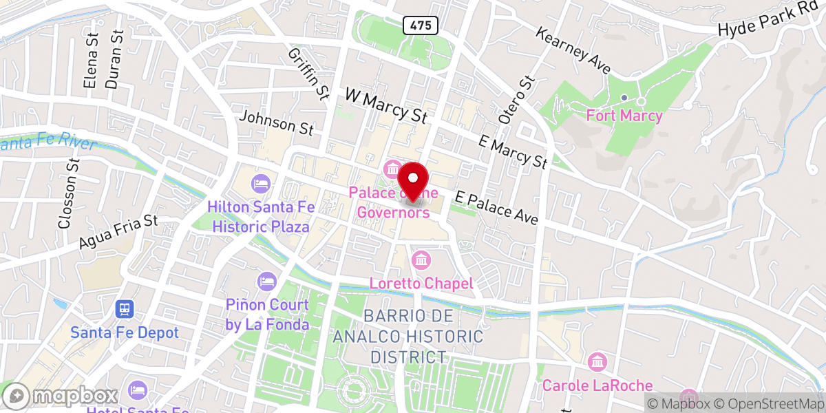 Map showing location of Calvary Chapel