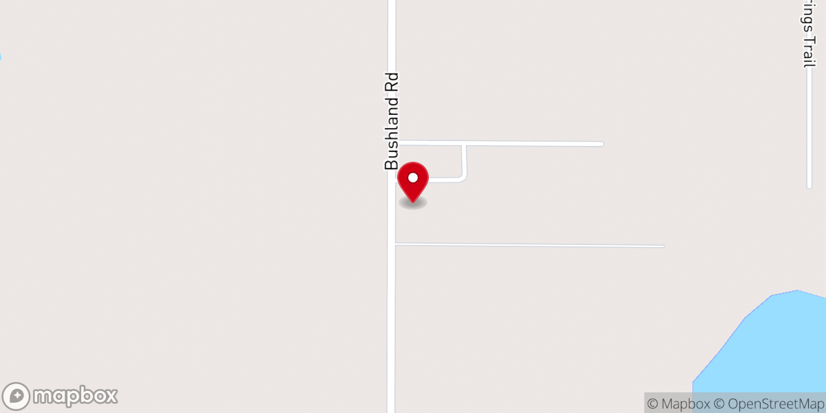 Map showing location of Church of Christ-Bushland Road
