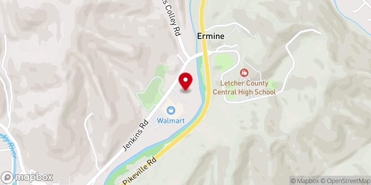 Map showing location of Cornerstone Church