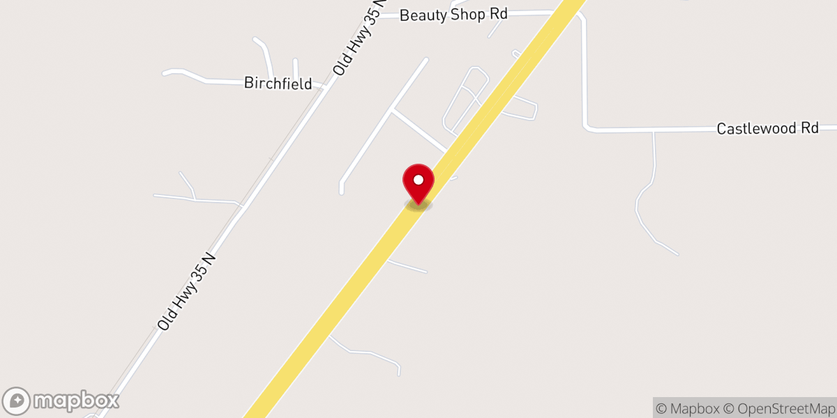 Map showing location of Forest Branch Baptist Church
