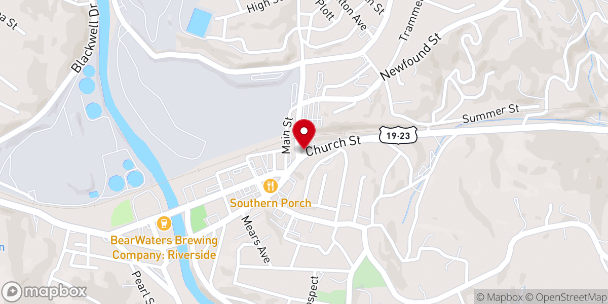 Map showing location of The Lamp Factory Outlet