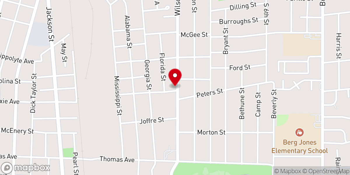 Map showing location of Gains Chapel