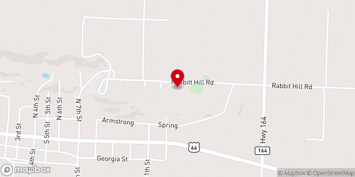 Map showing location of Faiths Touch Music Ministry