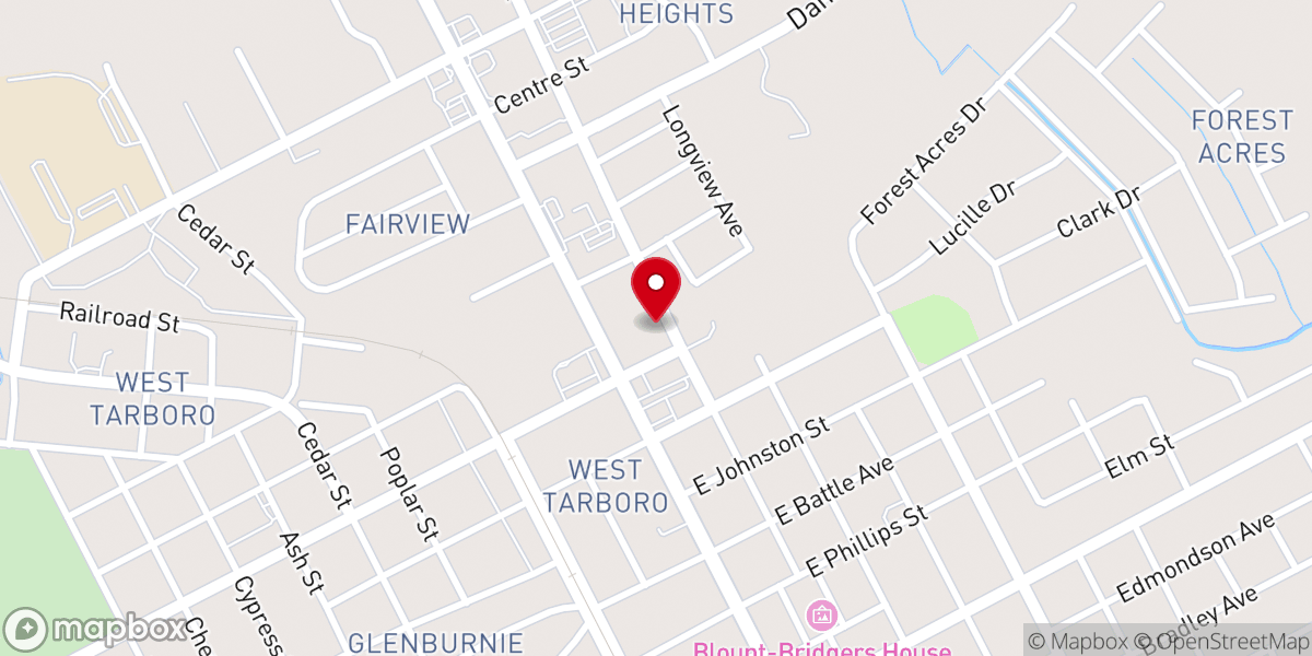 Map showing location of Healing River Church