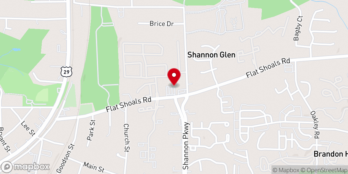Map showing location of New Wine Christian Center