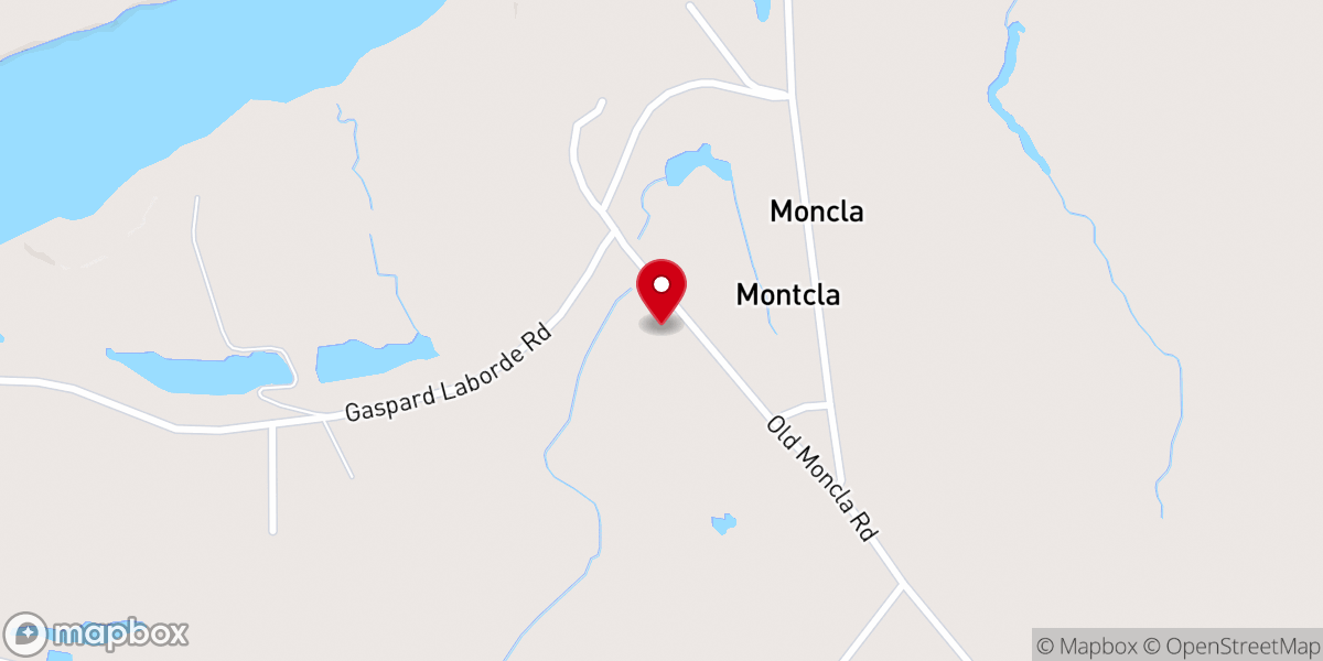 Map showing location of St. John the Baptist Chapel