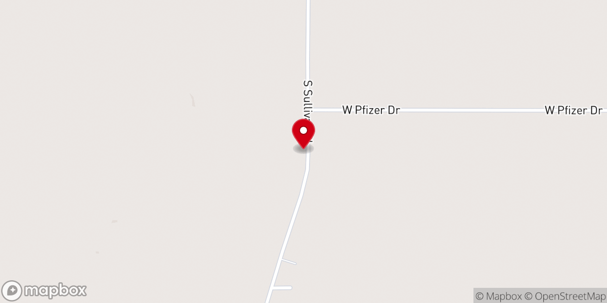 Map showing location of Farmers Chapel