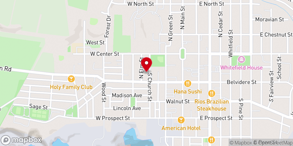 Map showing location of Lighthouse Ministries