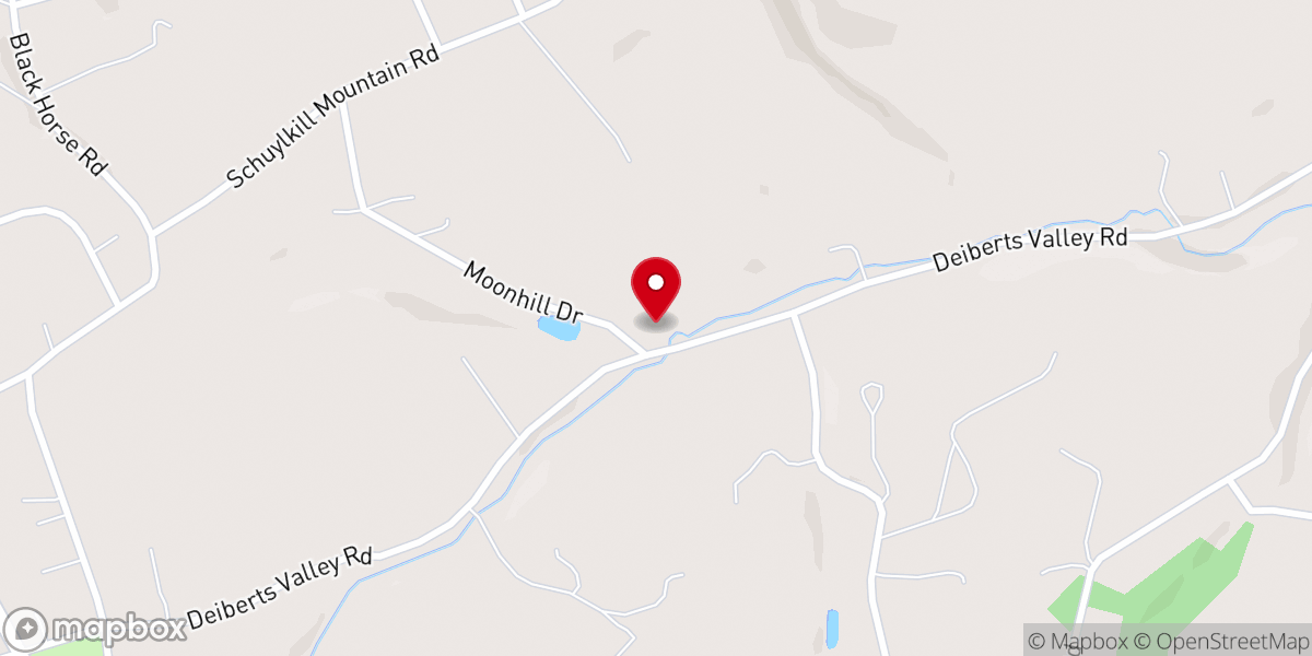 Map showing location of Red Creek Wildlife Center