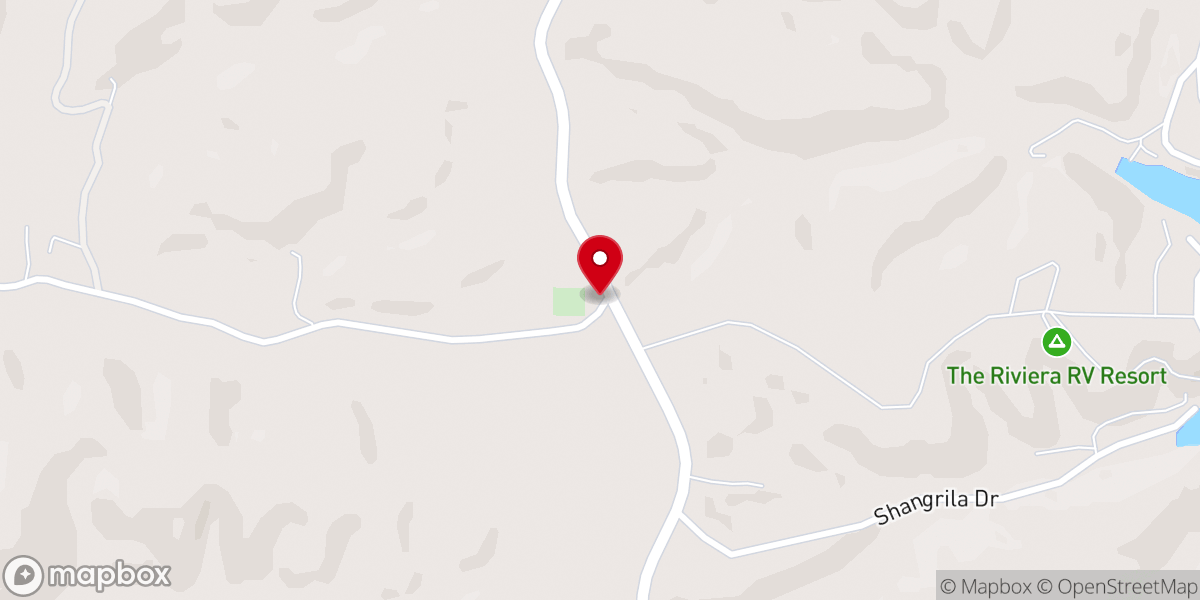 Map showing location of Rockdale Church
