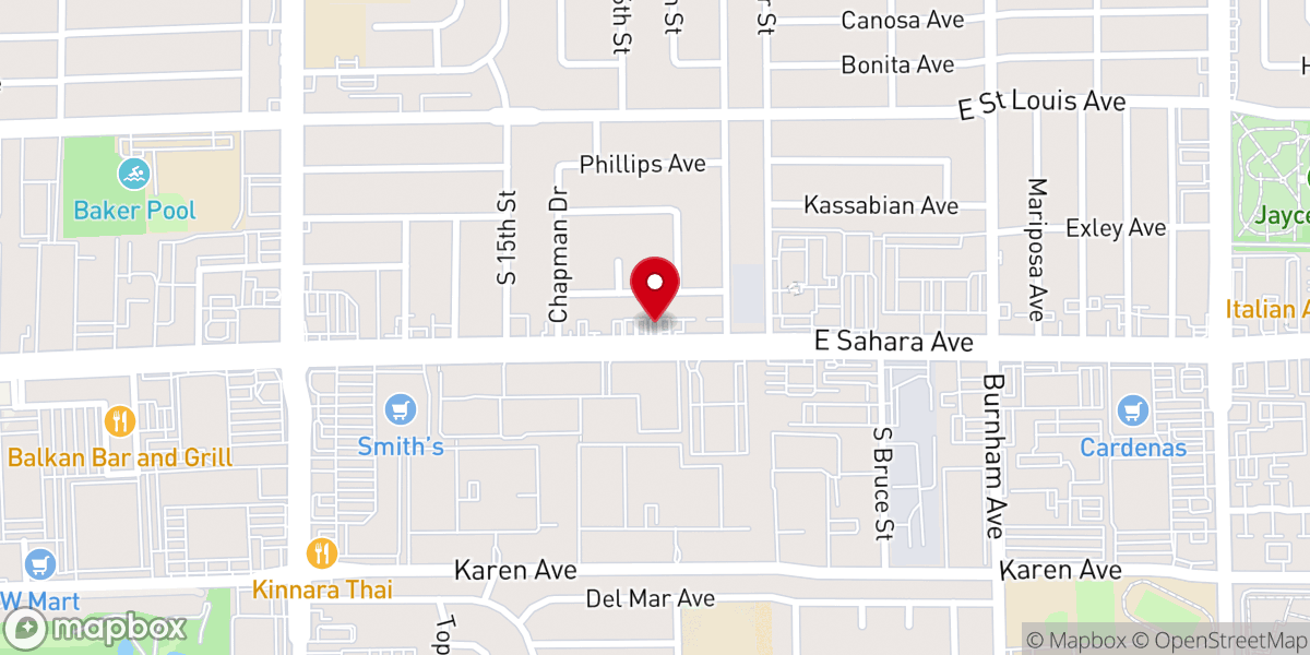 Map showing location of Yi Yun Guan Temple of Nevada Inc