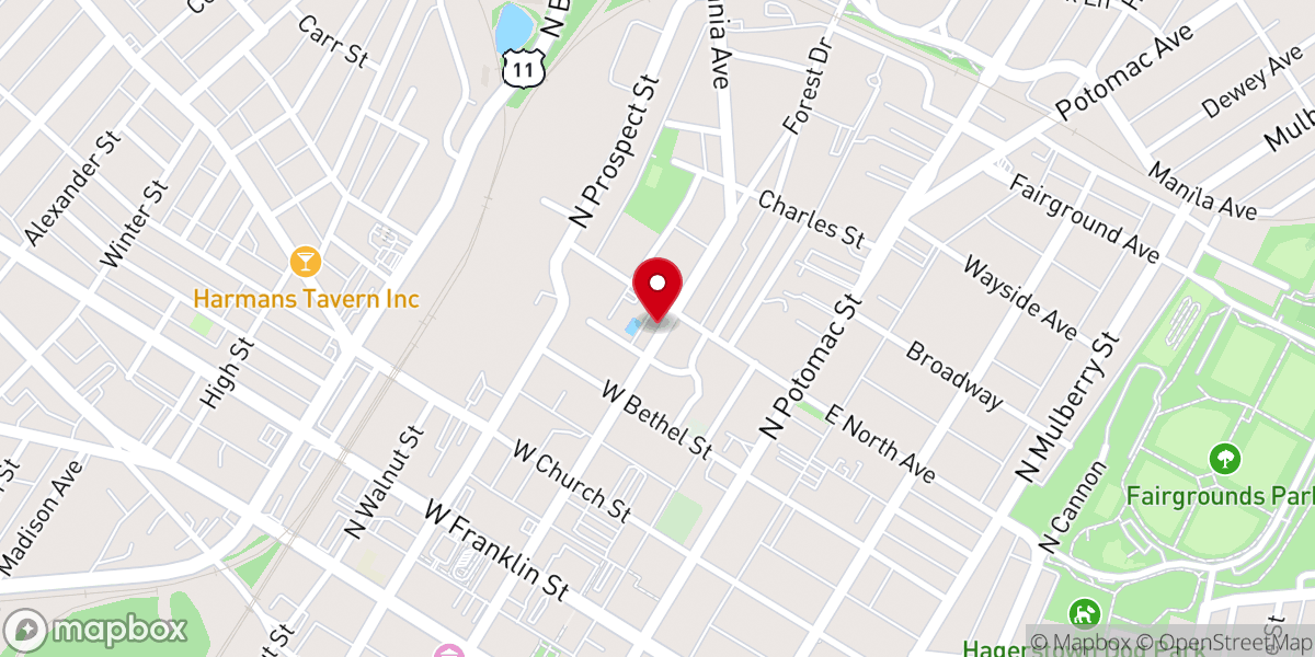 Map showing location of House of Prayer for All People