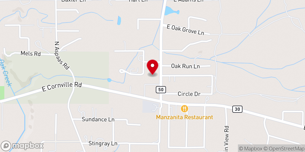 Map showing location of Our Shepherd Lutheran Church