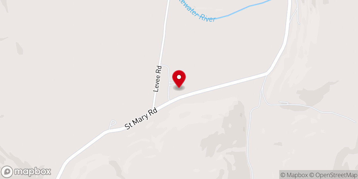 Map showing location of Oak Forest Church of Christ