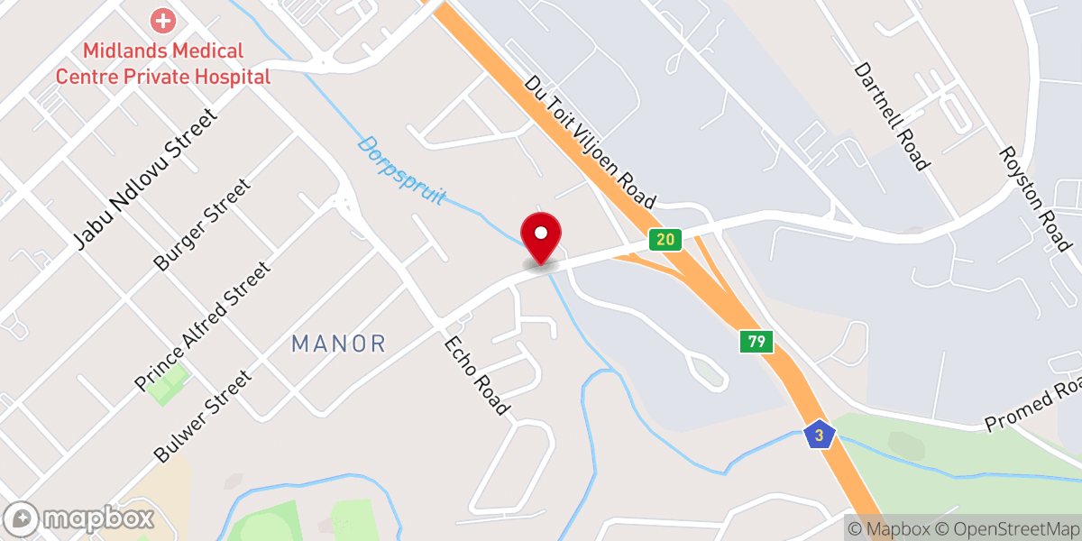 Map showing location of ST MANOR CATHOLIC CHURCH