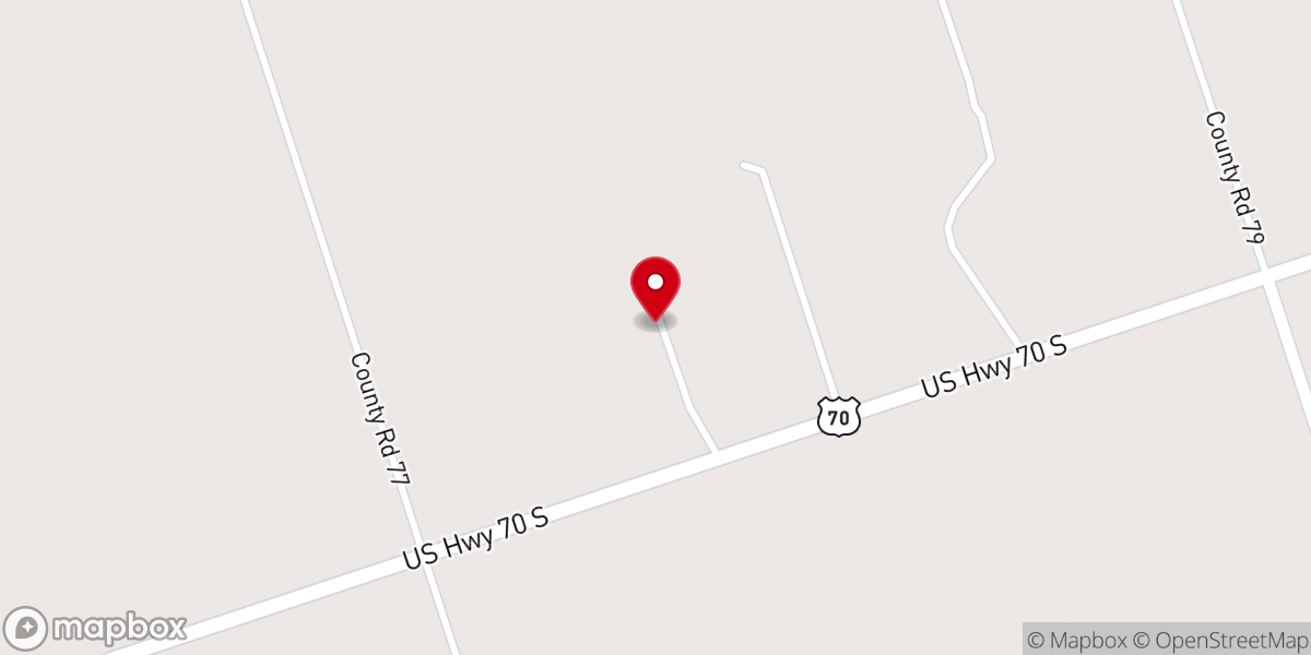 Map showing location of Western Trails Cowboy Church