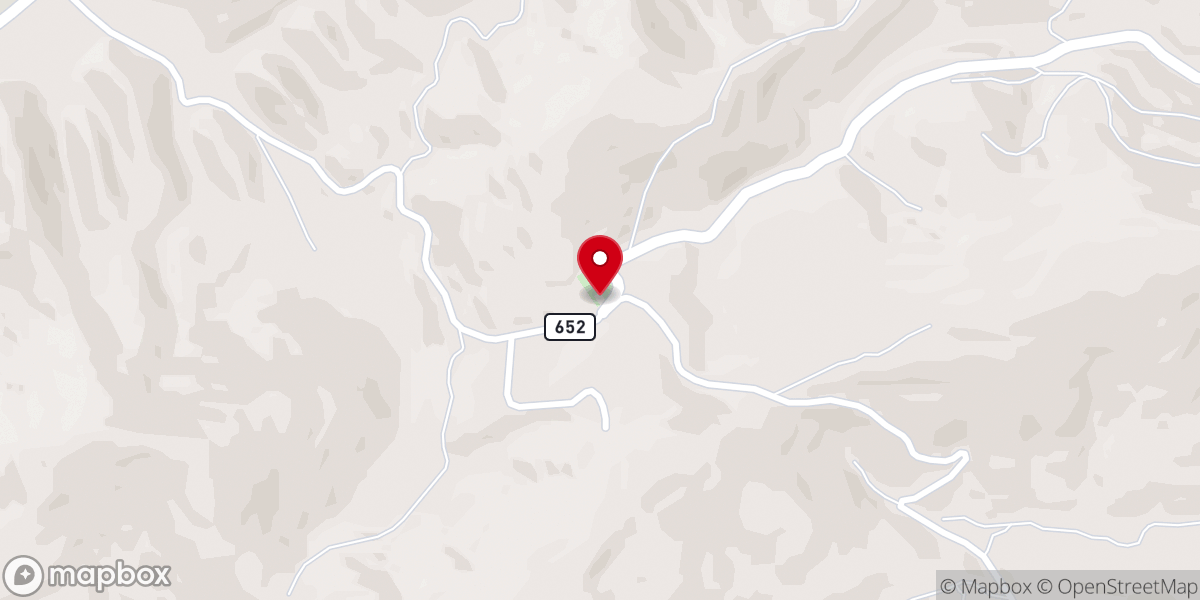 Map showing location of Haines chapel
