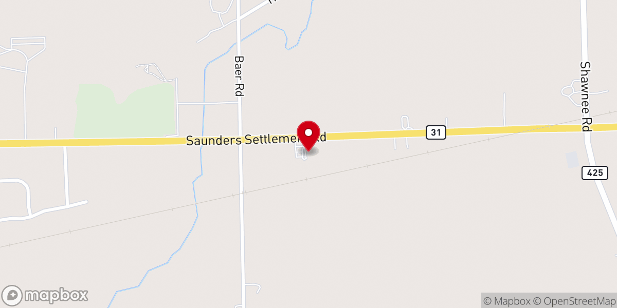 Map showing location of Faith Community Church