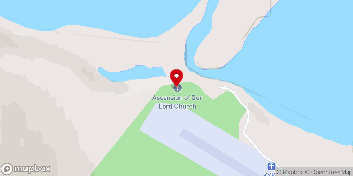Map showing location of Ascension of Our Lord Church