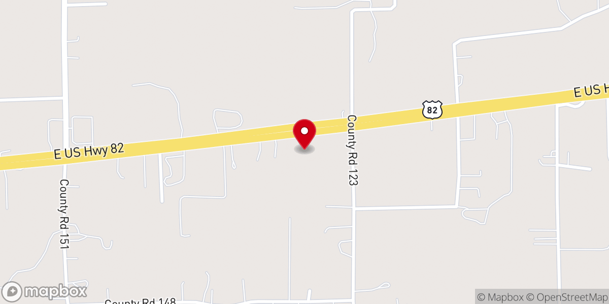 Map showing location of First Pentecostal Church Rev. Dennis C. Lewis