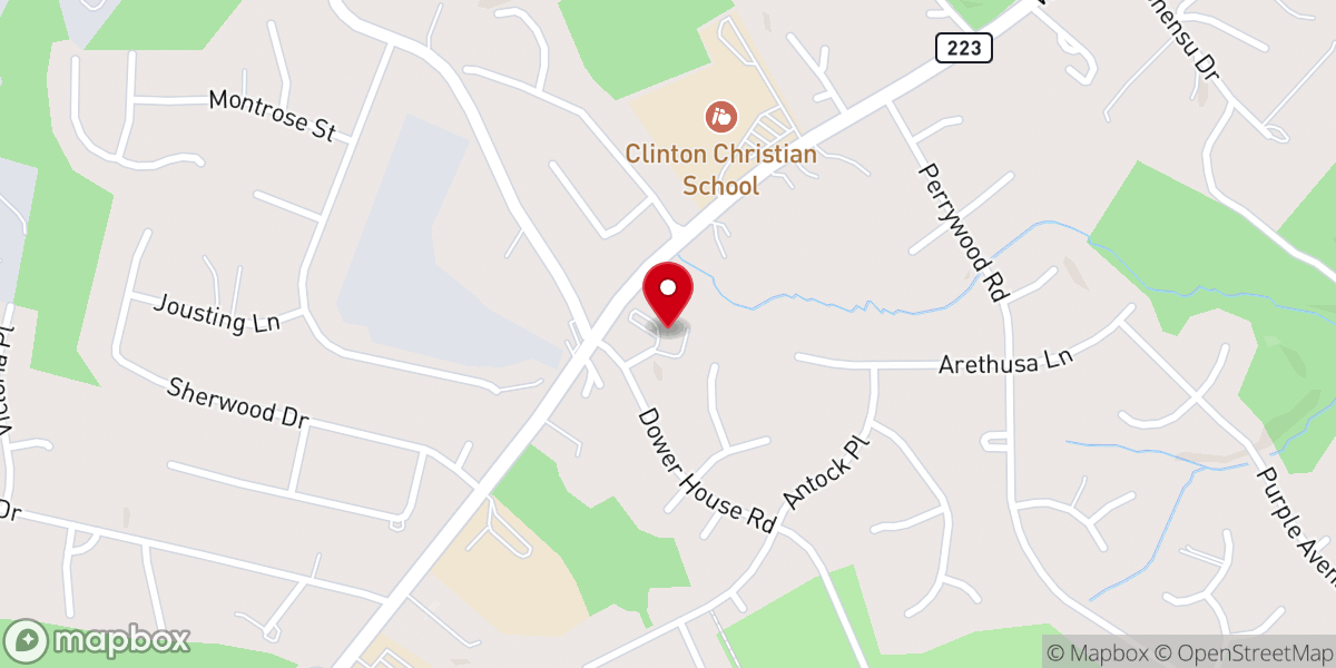 Map showing location of Mellwood Church of the Nazarene