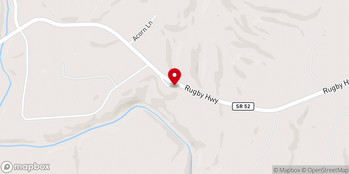 Map showing location of Community Chapel
