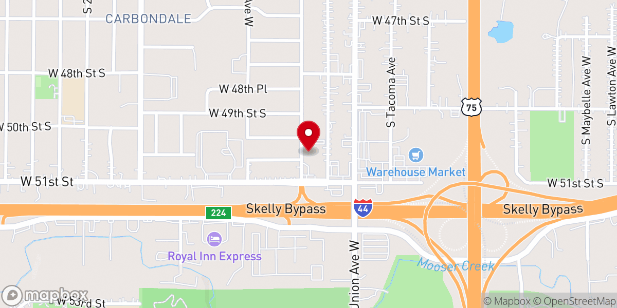Map showing location of Amazing Grace Christian Center