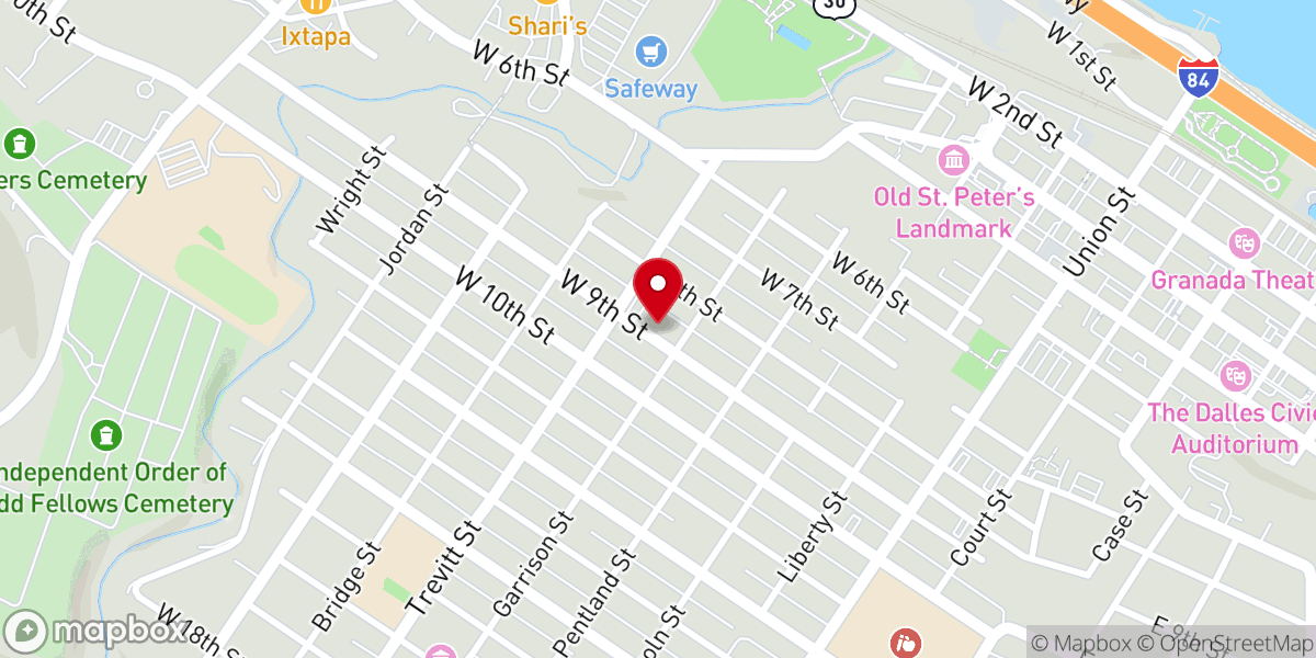 Map showing location of St. Vinnie's